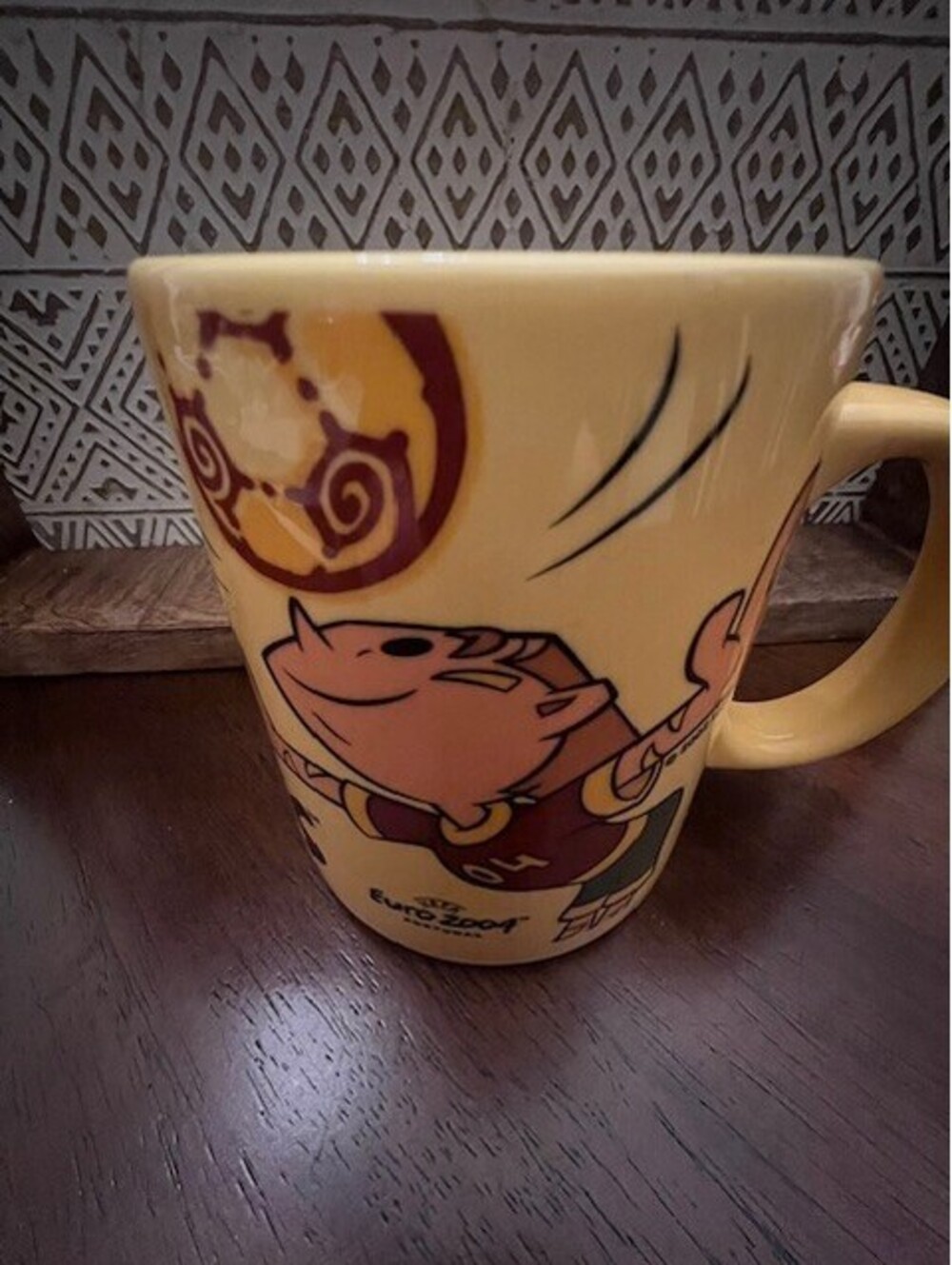 VTG Kinas Official Mascot Of EURO 2004 Portugal Collectible Vista Alegre Mug